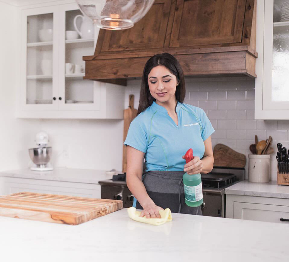 maid service franchise employee cleaning