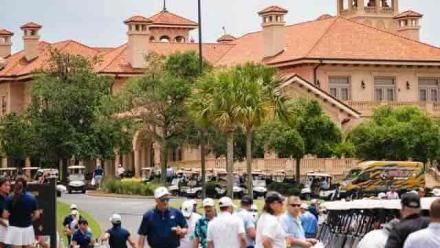 Photo of golf tournament and franchisees gathering
