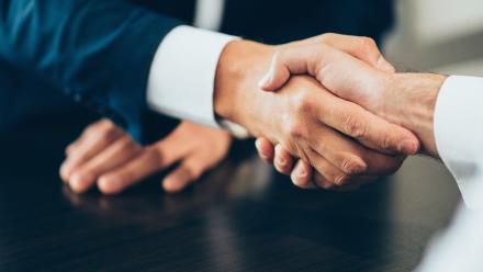 shaking hands