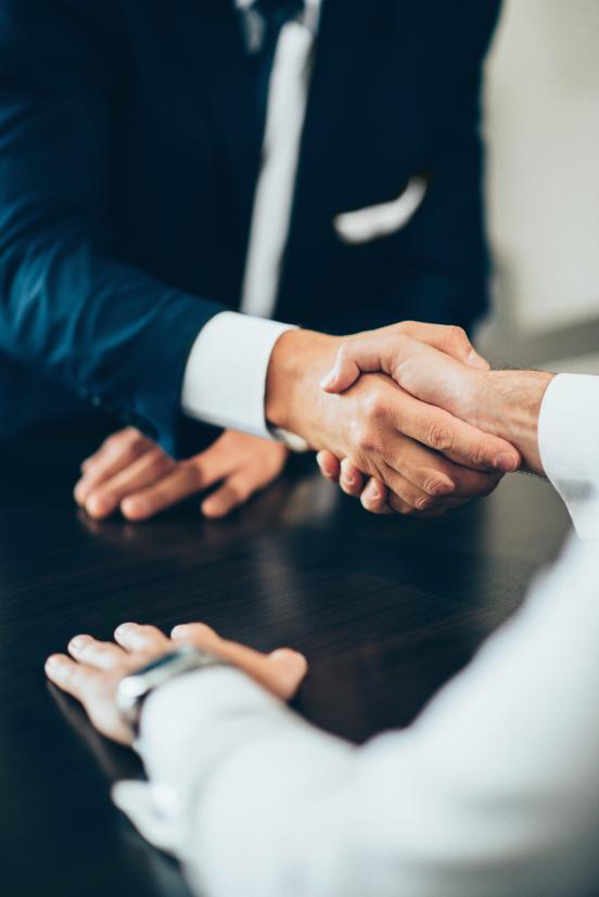 shaking hands