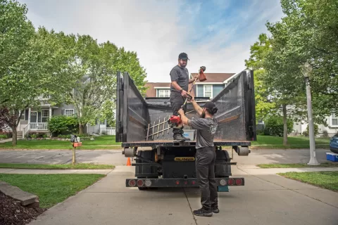 Loading a Junk Truck